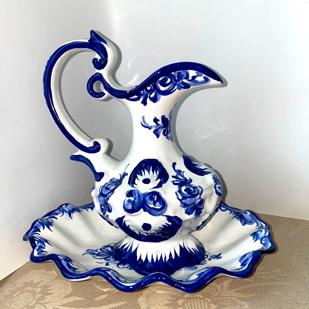 Vestal Pitcher and Dish